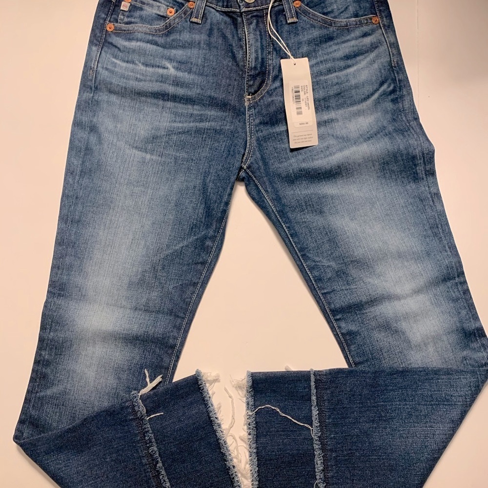 AG-ED Denim The Jodi Crop high rise slim flare